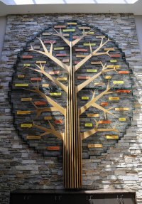 Banker Wire mesh forms the “Tree of Success” sculpture at Fox Valley Technical College. 