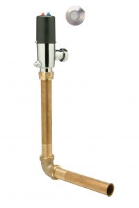 The new Zurn ZP6800 Piezo Activated Flushometer for Penal Fixtures